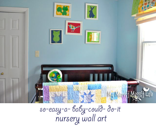 easy diy nursery wall art, crafts, home decor, DIY Nursery Wall Art Create custom art to match your room perfectly