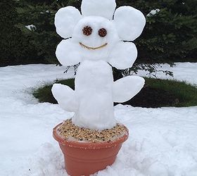 snowman gardener style, gardening, seasonal holiday d cor