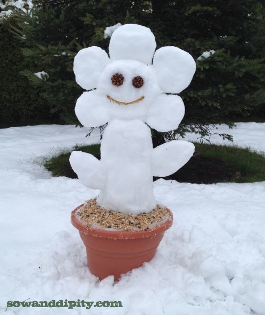 snowman gardener style, gardening, seasonal holiday d cor