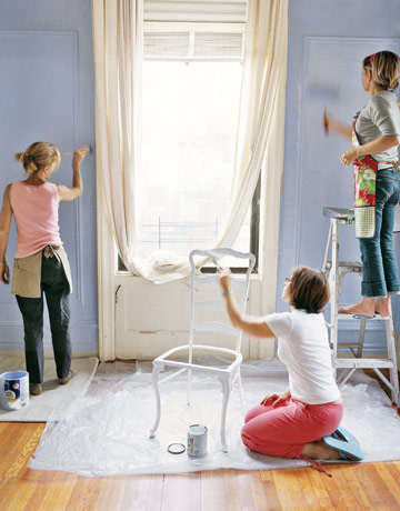 the top 5 high impact low cost home improvements, doors, home decor, A fresh coat of paint livens up any room Virtually any room in your house can be primed and painted yourself for a few hundred dollars including paint and supplies