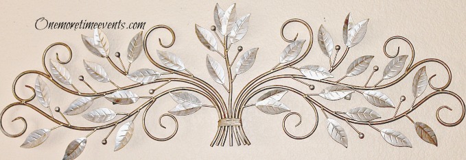 refinishing metal wall art, chalk paint, crafts, home decor, painting