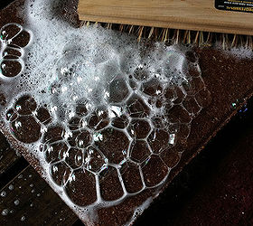 how to make lace like stepping stones, crafts, gardening, outdoor living, Grab a stack of stepping stones scrub them well and allow them to thoroughly dry