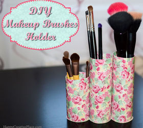 diy shabby chic makeup brushes holder, cleaning tips, crafts