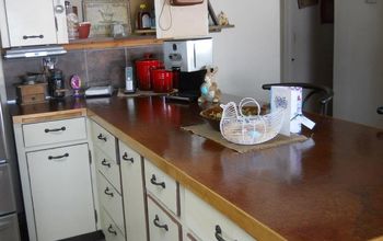 Refinished Counter Tops With Paper
