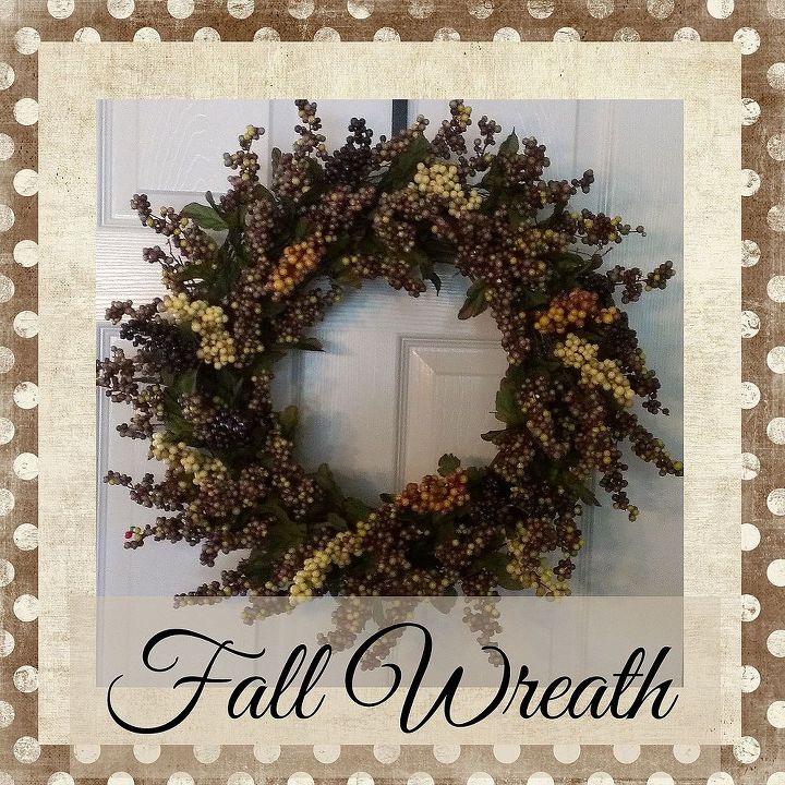 beautiful fall wreath, crafts, seasonal holiday decor