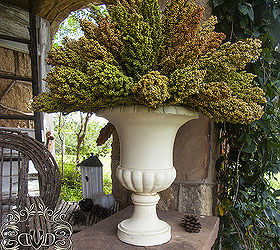milo half round topiary, crafts, gardening, seasonal holiday decor, They work really well on the porch too