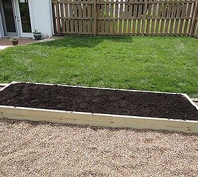 diy raised garden bed, diy, gardening, raised garden beds, woodworking projects, Fill with dirt