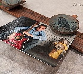 yardstick photo display, crafts