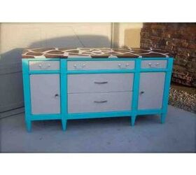 beautifully stained design on this amazing refurbished buffet painted, painted furniture, Loving it