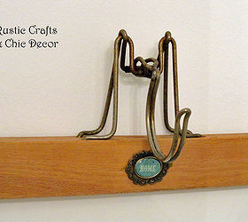 repurposed wooden hanger crafts, crafts, repurposing upcycling, A little twisting and prying and I was able to turn the hanger into a fun wall hook See my blog post for more examples