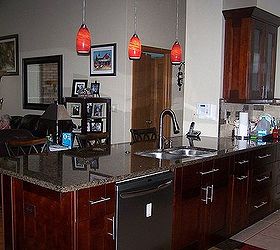 kitchen remodel, home improvement, kitchen design, Pendant lighting So much more open