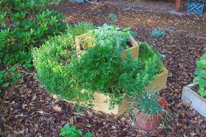 backyard and garden, flowers, gardening, outdoor living, Herb Planter