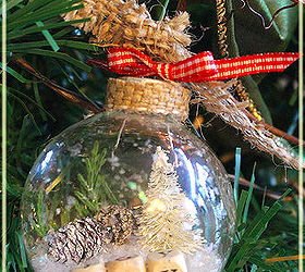diy rustic country shaker ornaments, christmas decorations, crafts, seasonal holiday decor, DIY Rustic Country Shaker Ornaments