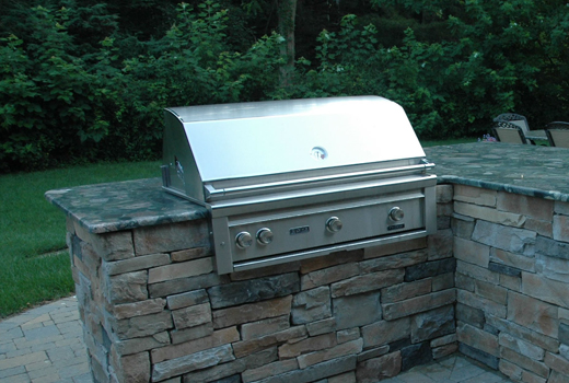 why choose a built in bbq for your outdoor kitchen, outdoor living, patio, Built In Barbecue When fixing a grille it is essential to have a durable and efficient product We recommend grills that heat evenly and have components that are easy to service and clean