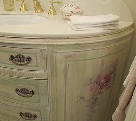 french country painted powder room remodel, bathroom ideas, home decor, home improvement