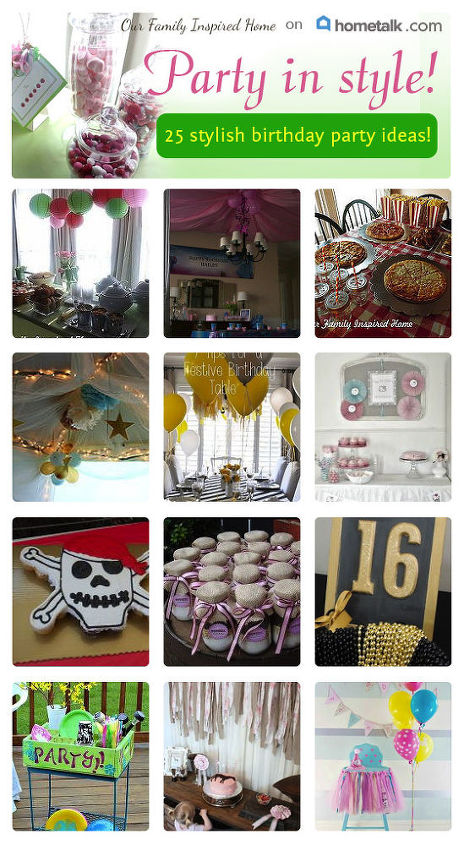 25 stylish birthday party ideas our hometalk curated board, crafts, home decor