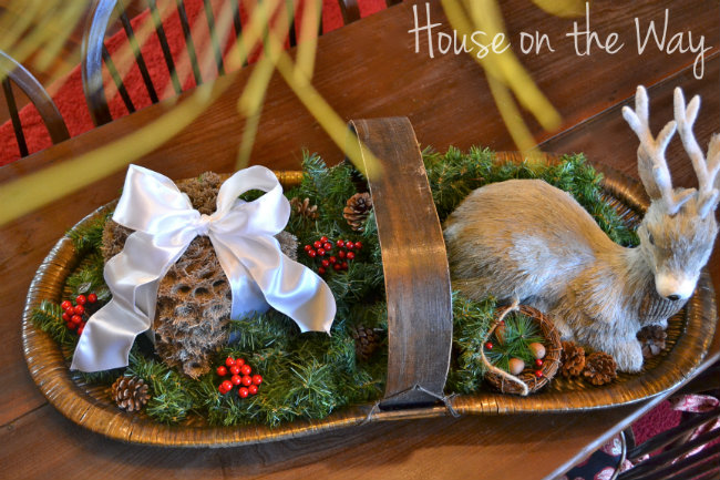burlap gift box christmas decoration, christmas decorations, crafts, seasonal holiday decor