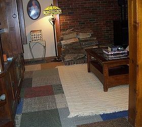 carpet squares in basement, basement ideas, flooring, home decor