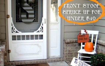 Front Stoop Spruce Up for Fall- Under $40!
