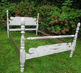 shabby chic antique bed, bedroom ideas, chalk paint, painted furniture, shabby chic, Shabby Chic Bed