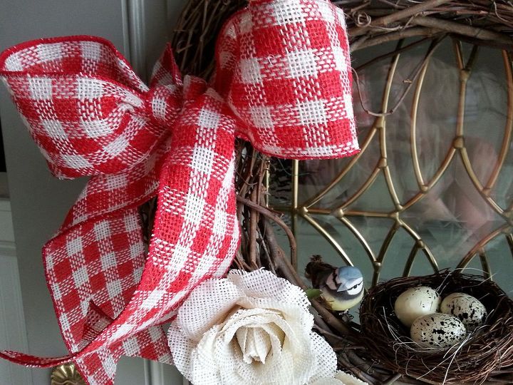 spring front door wreath, crafts, seasonal holiday decor, wreaths