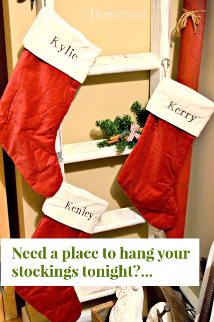 hang your stockings with care, christmas decorations, repurposing upcycling, seasonal holiday decor