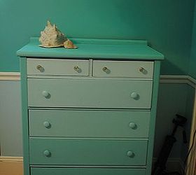 a pink a pa looza room makeover, bedroom ideas, home decor, painted furniture, A dresser done ombre style