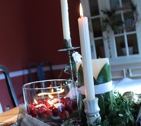 natural christmas holiday table centerpiece, christmas decorations, seasonal holiday decor, Festive easy and inexpensive holiday table centerpiece