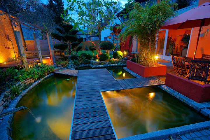 top 5 front yard landscaping ideas, landscape, Add lights to your yard for the evening
