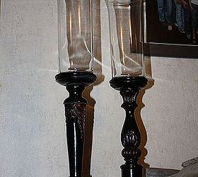 wooden candle sticks, crafts, home decor, painting, repurposing upcycling