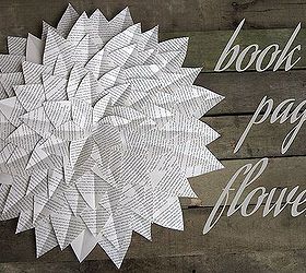 book page flower, crafts, flowers, Full tutorial here