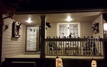 Front Porch Halloween Decorating Idea