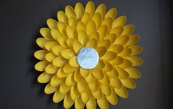  Flor de plástico em forma de colher