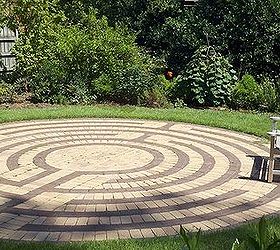 this is the labyrinth at my church it was built byes landscape architect students at, gardening, This is the labyrinth at my church It was built byes landscape architect students at NC State University We just added some Zenith Zoysia