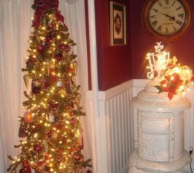 i love decorating our 1895 queen anne victorian for christmas with 12 trees, christmas decorations, seasonal holiday decor, wreaths, Back parlor tree