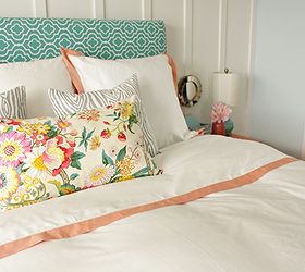 turquoise and coral master bedroom refresh, bedroom ideas, home decor, paint colors, wall decor, woodworking projects