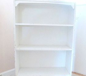diy hutch, diy, home decor, painted furniture, A yard sale bookshelf would become the top section of the hutch