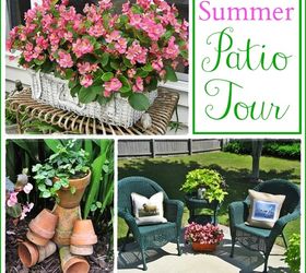 making the most of a small patio, flowers, gardening, hydrangea, outdoor living, repurposing upcycling, My little patio all dressed for summer