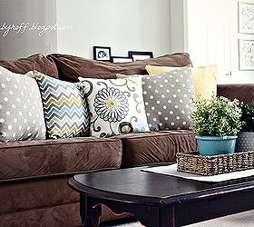 mixing amp matching throw pillows, home decor, Using a mix of patterns is key