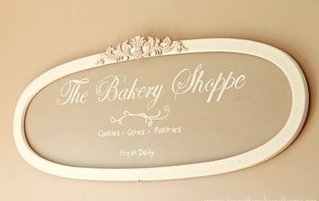 "Bakery Shoppe" Sign Tutorial & A Peek Into My Mom's Kitchen