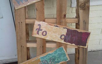Up-cycled Pallet Welcome to Our Home Sign