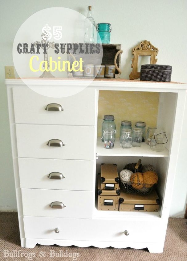 my 5 craft cabinet transformation, cleaning tips