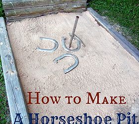 How To Build A Horseshoe Pit Hometalk