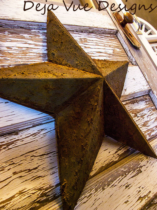 fazendo uma estrela do texas de uma caixa de sobras, Olhando para esta estrela voc pode pensar que feita de metal