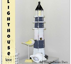 lighthouse love, crafts, home decor