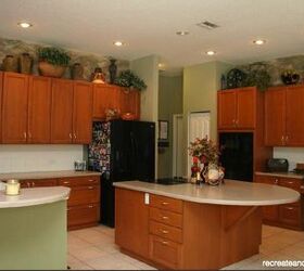 warming up the kitchen, home decor, kitchen design, kitchen island, island when we bought the house