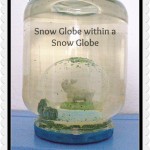 snow globe within a snow glow crafty cici, crafts