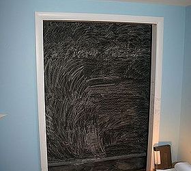 painting with chalkboard paint, chalk paint, chalkboard paint, closet, painting