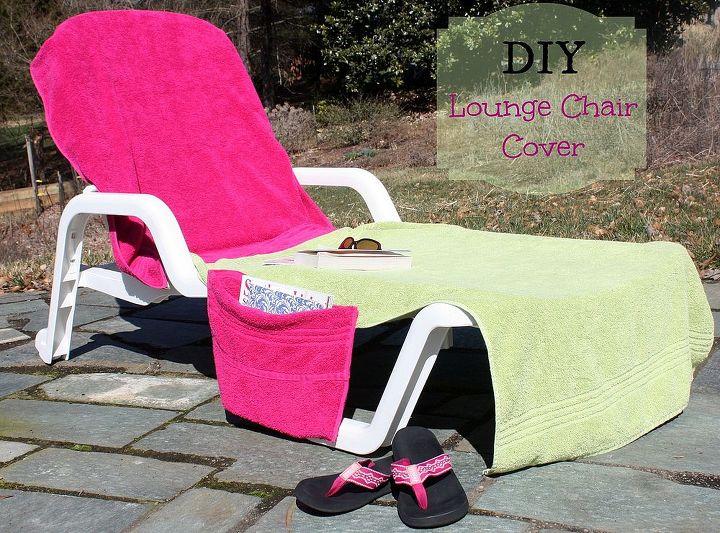 diy lounge chair cover, crafts, painted furniture