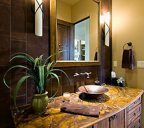 tucson custom home hacienda floor plan, Luxury bathroom